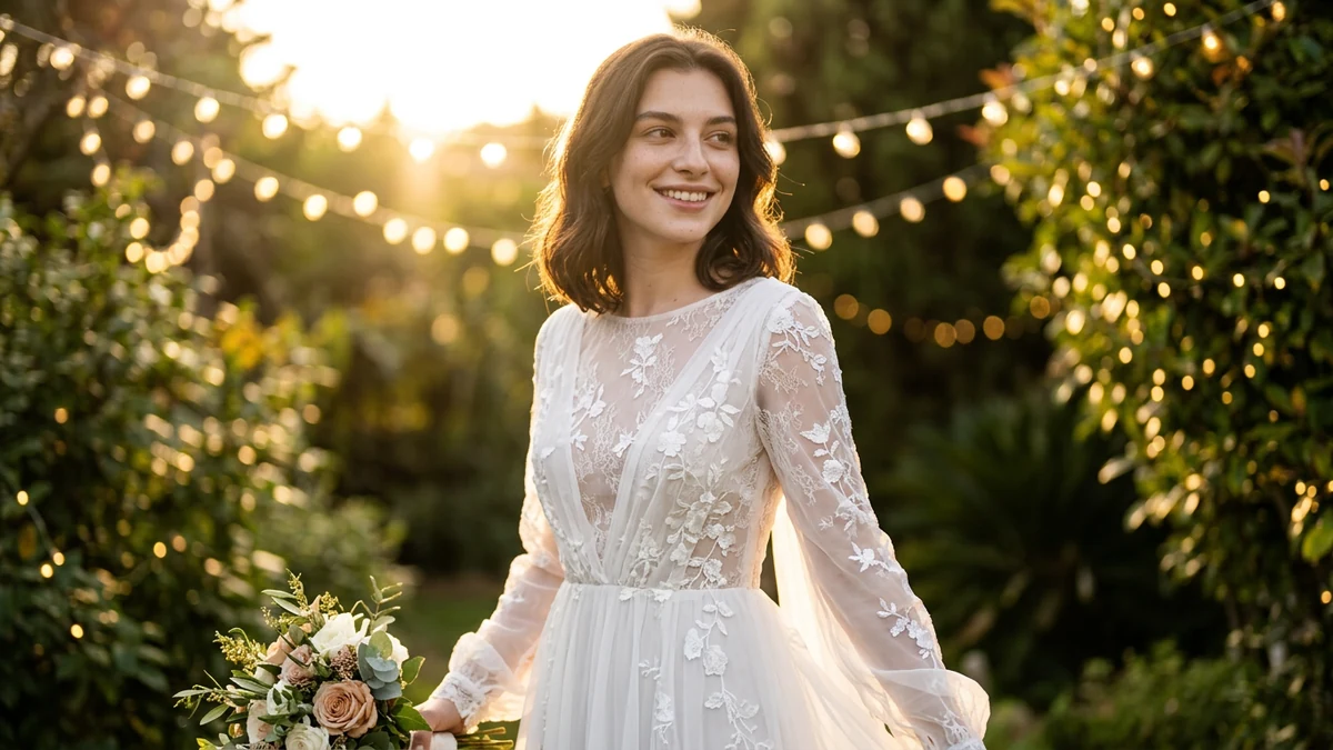 After — a wedding-style portrait